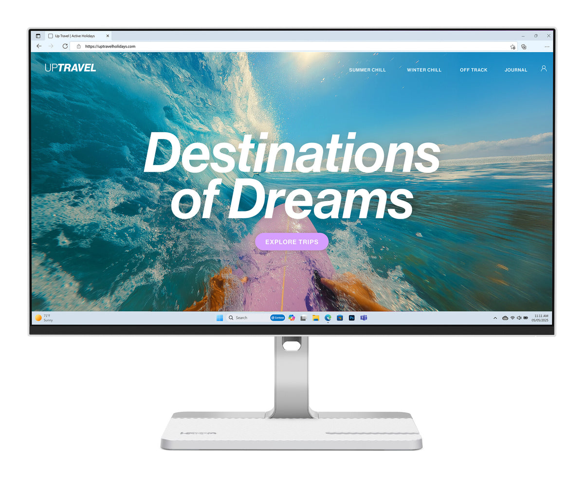 Lenovo L24D-4C 23.8 inch Monitor white