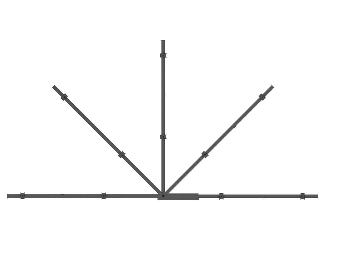 Multibrackets 2647 tv-fäste 175,3 cm (69") Svart