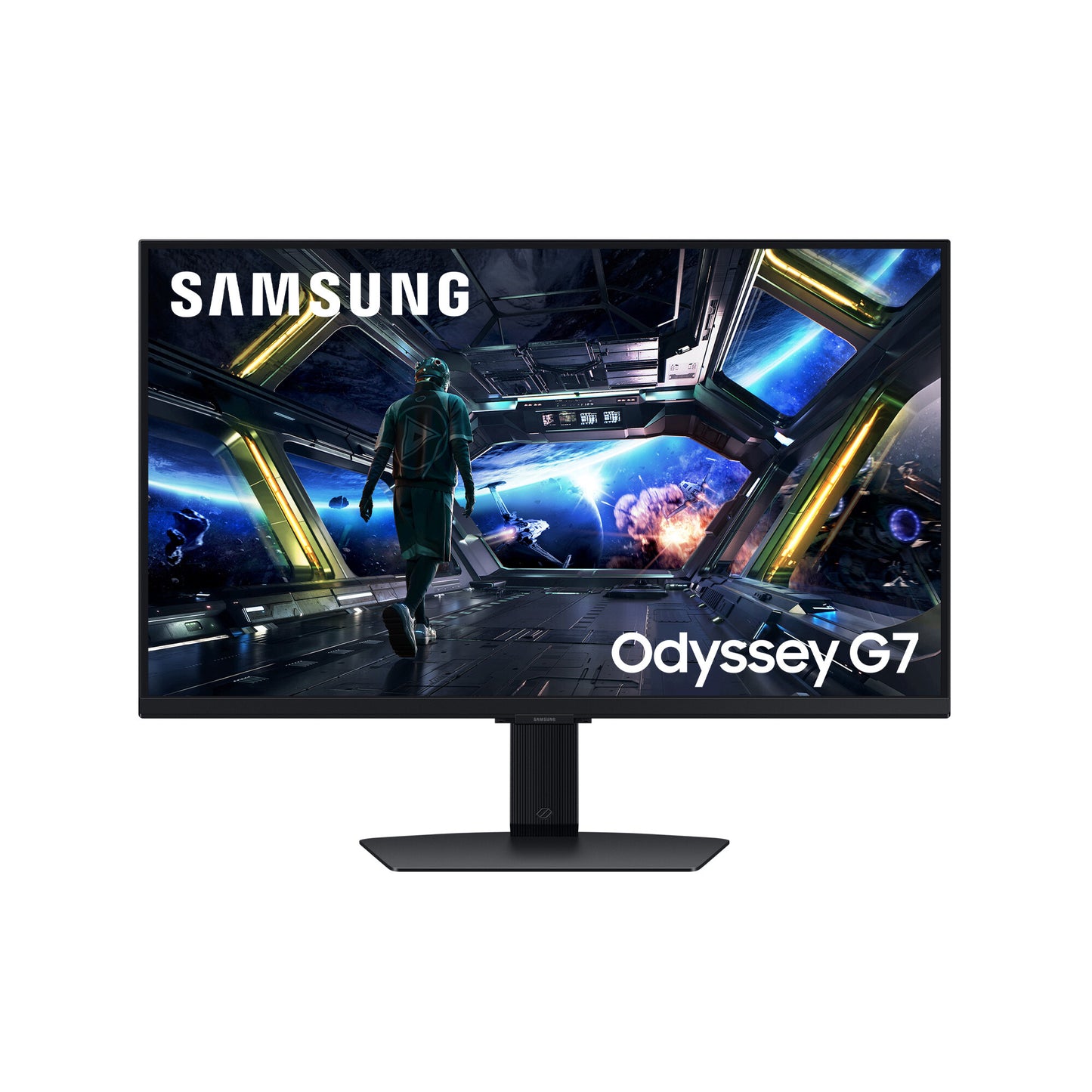 Samsung G70D platta pc-skärmar 68,6 cm (27") 3840 x 2160 pixlar 4K Ultra HD LCD Svart