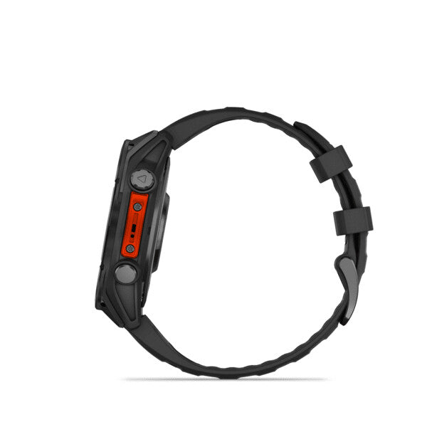 Garmin Fenix 8 3,56 cm (1.4") AMOLED 47 mm Digital 454 x 454 pixlar Pekskärm Svart Wi-Fi GPS