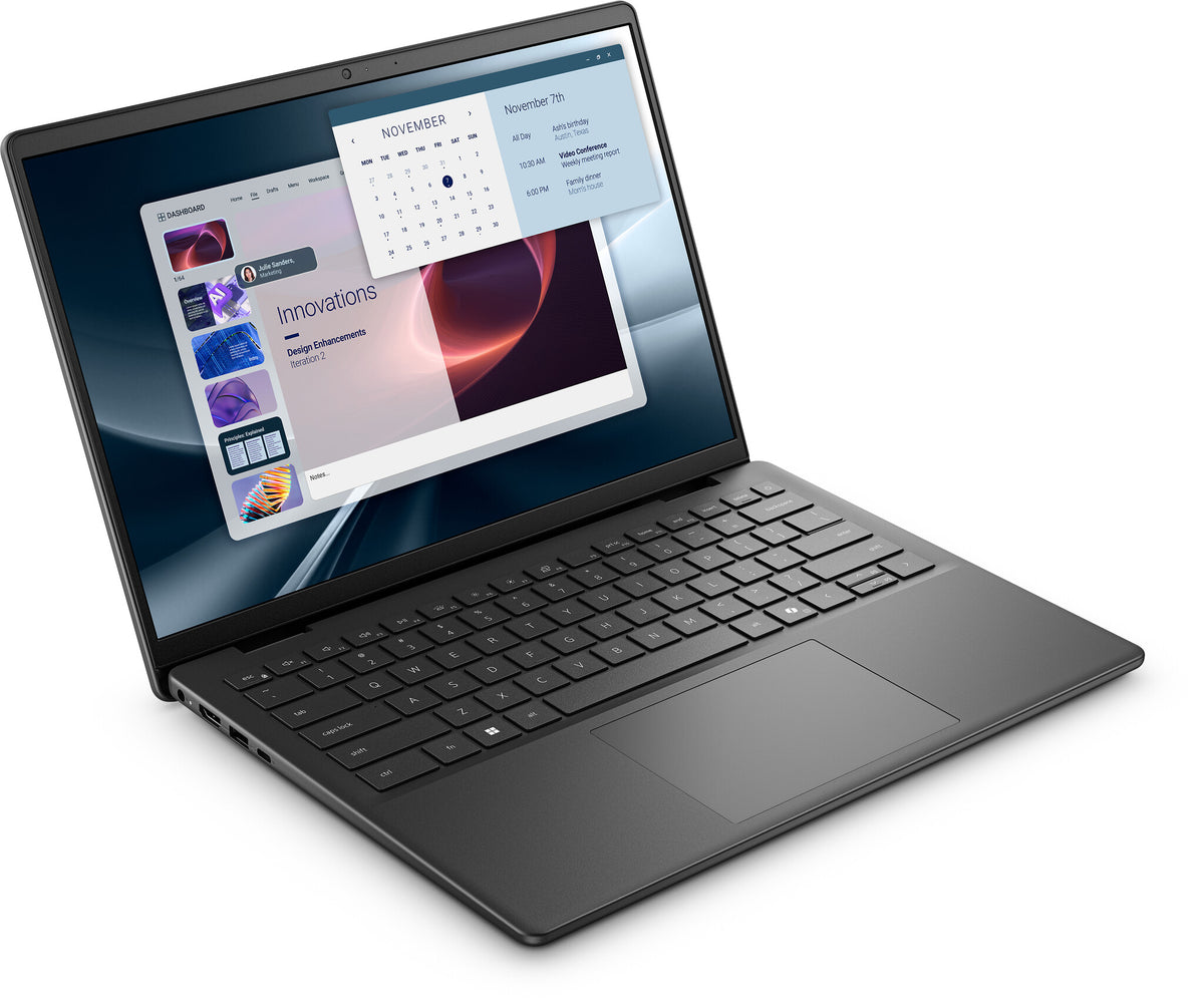 DELL Pro 14 Essential PV14255 AMD Ryzen™ 5 220 Bärbar dator 35,6 cm (14") Full HD+ 16 GB DDR5-SDRAM 512 GB SSD Wi-Fi 6 (802.11ax) Windows 11 Pro Nordic Svart