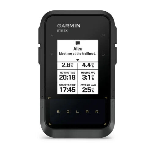 Garmin eTrex Solar navigatorer Handhållen 5,49 cm (2.16") 141 g Svart, Grå