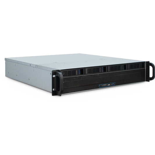 Inter-Tech 2U 2404L S-ATA Ställning Svart, Grå