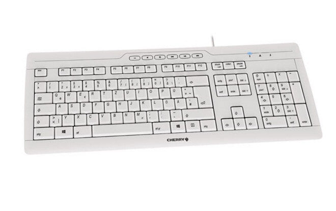 CHERRY STREAM 3.0 tangentbord Kontor USB schweizisk Grå