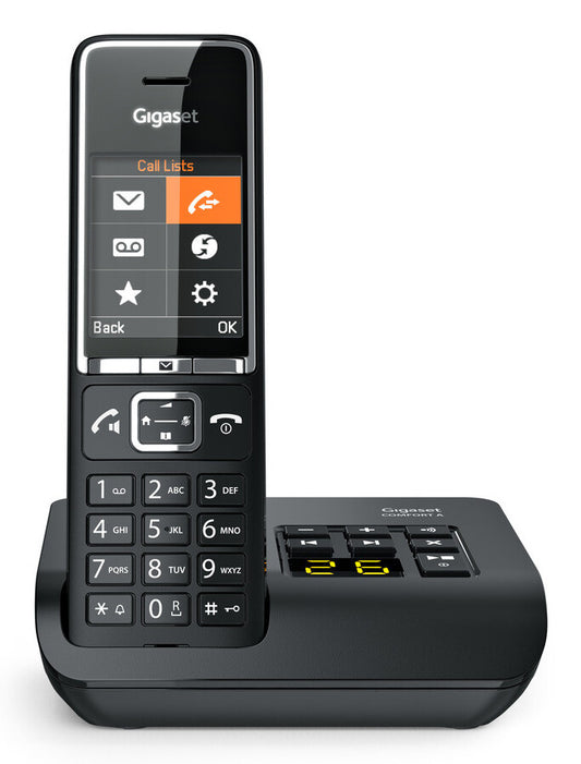 Gigaset COMFORT 550A Analog telefon Namn och uppringnings-ID Svart