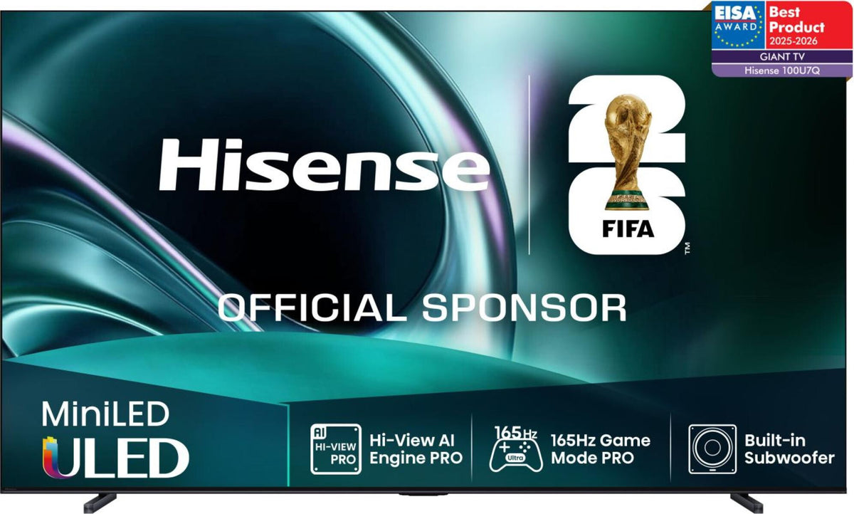 Hisense 100U7Q 2,54 m (100") 4K Ultra HD Smart-TV Wi-Fi Svart