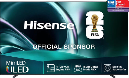 Hisense 100U7Q 2,54 m (100") 4K Ultra HD Smart-TV Wi-Fi Svart