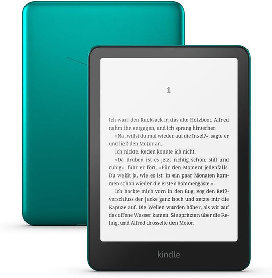 Amazon Kindle Paperwhite Signature Edition e-bokläsare Pekskärm 32 GB Wi-Fi Grön, Metallisk