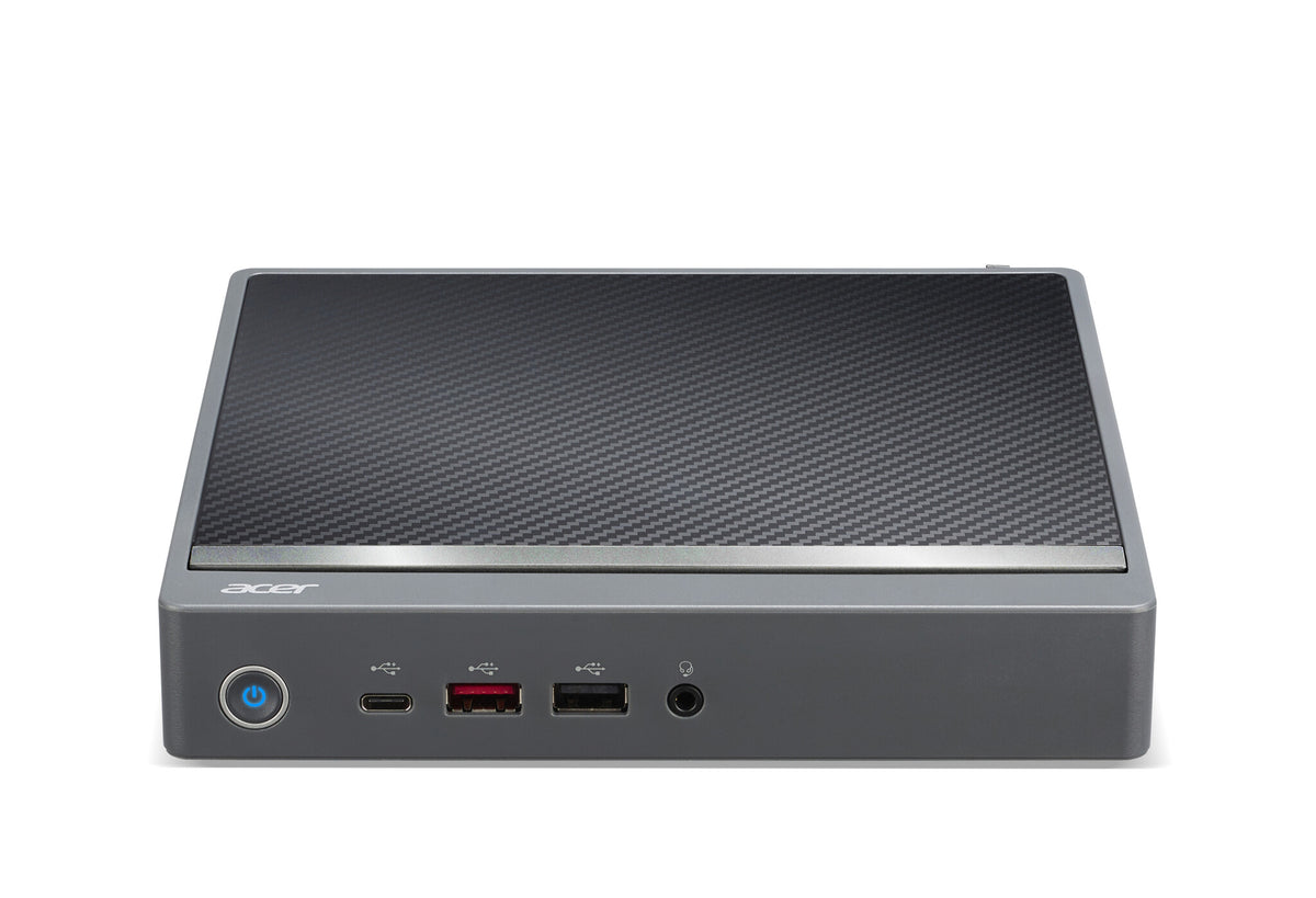 Acer Veriton 2000 Mini N2595GT Intel Core 3 100U 8 GB DDR5-SDRAM 256 GB SSD Windows 11 Pro Mini PC Mini-PC Svart
