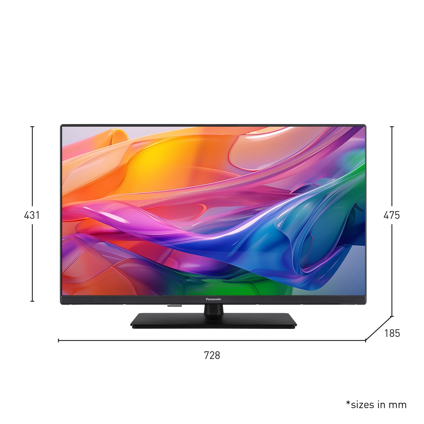 Panasonic TV-32S50AEZ TV-apparat 81,3 cm (32") HD Smart-TV Wi-Fi Svart