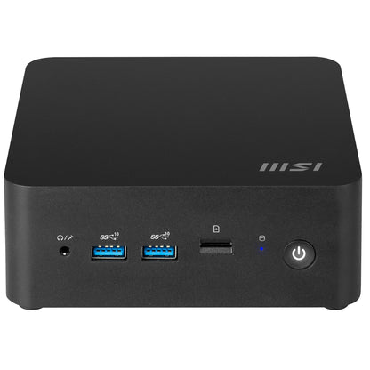 MSI Cubi NUC 1MG-023DE Intel Core 3 100U 8 GB DDR5-SDRAM 256 GB SSD Windows 11 Pro Mini PC Mini-PC Svart