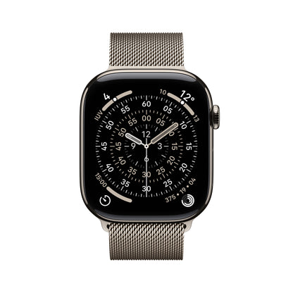 Apple Watch Series 11 OLED 46 mm Digital 416 x 496 pixlar Pekskärm 5G Titan Wi-Fi GPS