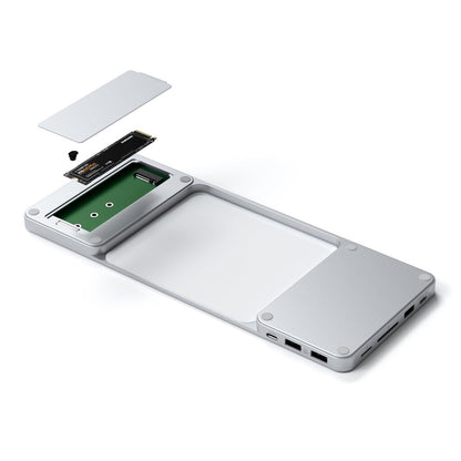 Satechi ST-UCISDS dockningsstationer för bärbara datorer Kabel USB 3.2 Gen 2 (3.1 Gen 2) Type-C Silver
