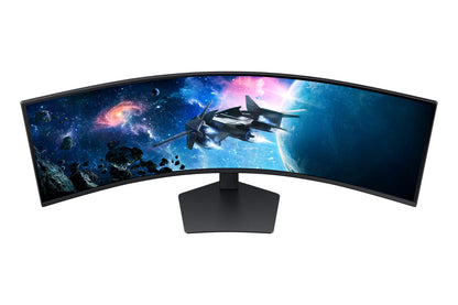 Samsung G95C platta pc-skärmar 124,5 cm (49") 5120 x 1440 pixlar Dual QHD LED Svart
