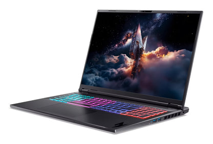 Acer Nitro 18 AI AMD AN18-61-R2CL Copilot+ PC AMD Ryzen AI 7 350 Bärbar dator 45,7 cm (18") WQXGA 16 GB DDR5-SDRAM 1 TB SSD NVIDIA GeForce RTX 5070 Wi-Fi 6E (802.11ax) Windows 11 Home tyska Svart
