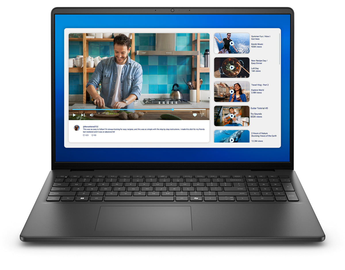 DELL DC16250 Intel Core 5 120U Bärbar dator 40,6 cm (16") Full HD+ 16 GB DDR5-SDRAM 512 GB SSD Wi-Fi 6 (802.11ax) Windows 11 Pro Svart