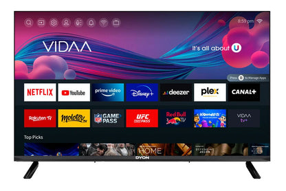 Dyon Smart 40 VX-2 101,6 cm (40") Full HD Smart-TV Wi-Fi Svart 250 cd/m²