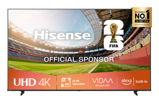 Hisense 85A6Q TV-apparat 2,16 m (85") 4K Ultra HD Smart-TV Wi-Fi Svart 400 cd/m²