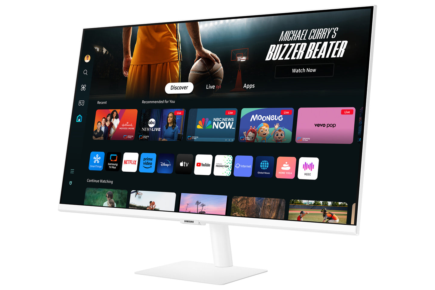 Samsung M70D platta pc-skärmar 81,3 cm (32") 3840 x 2160 pixlar 4K Ultra HD LED Svart