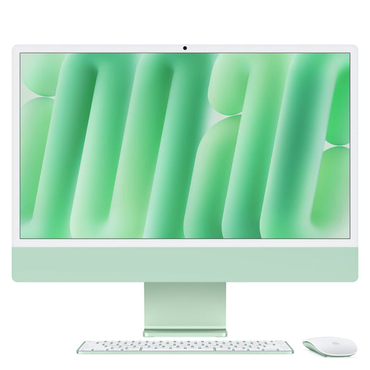 Apple iMac Apple M M4 59,7 cm (23.5") 4480 x 2520 pixlar Allt-i-ett-dator 16 GB 512 GB SSD macOS Sequoia Wi-Fi 6E (802.11ax) Grön