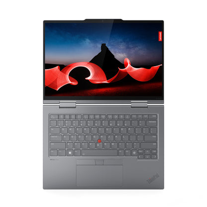Lenovo ThinkPad X1 2-in-1 Gen 9 Intel Core Ultra 7 155U Hybrid (2-i-1) 35,6 cm (14") Pekskärm WUXGA 16 GB LPDDR5x-SDRAM 512 GB SSD Wi-Fi 6E (802.11ax) Windows 11 Pro Nordic Grå Intel Core Ultra 7 155U (12MB Cache), 16GB LPDDR5x-SDRAM, 512GB SSD, 35.6 cm (