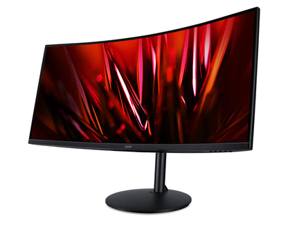 Acer XZ342CU S3 platta pc-skärmar 86,4 cm (34") 3440 x 1440 pixlar UltraWide Quad HD LCD Svart