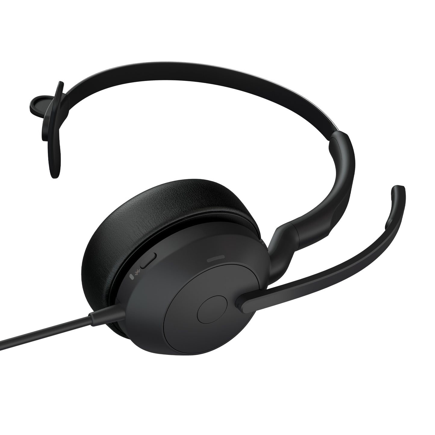 Jabra Evolve2 50 Headset Kabel Huvudband Kontor/callcenter USB Type-C Svart
