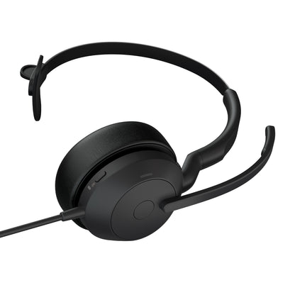 Jabra Evolve2 50 Headset Kabel Huvudband Kontor/callcenter USB Type-C Svart
