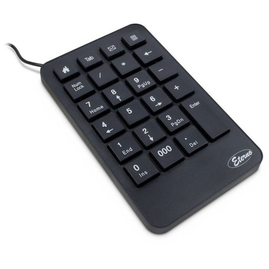 Inter-Tech KB-120 numeriskt tangentbord Universal USB Svart