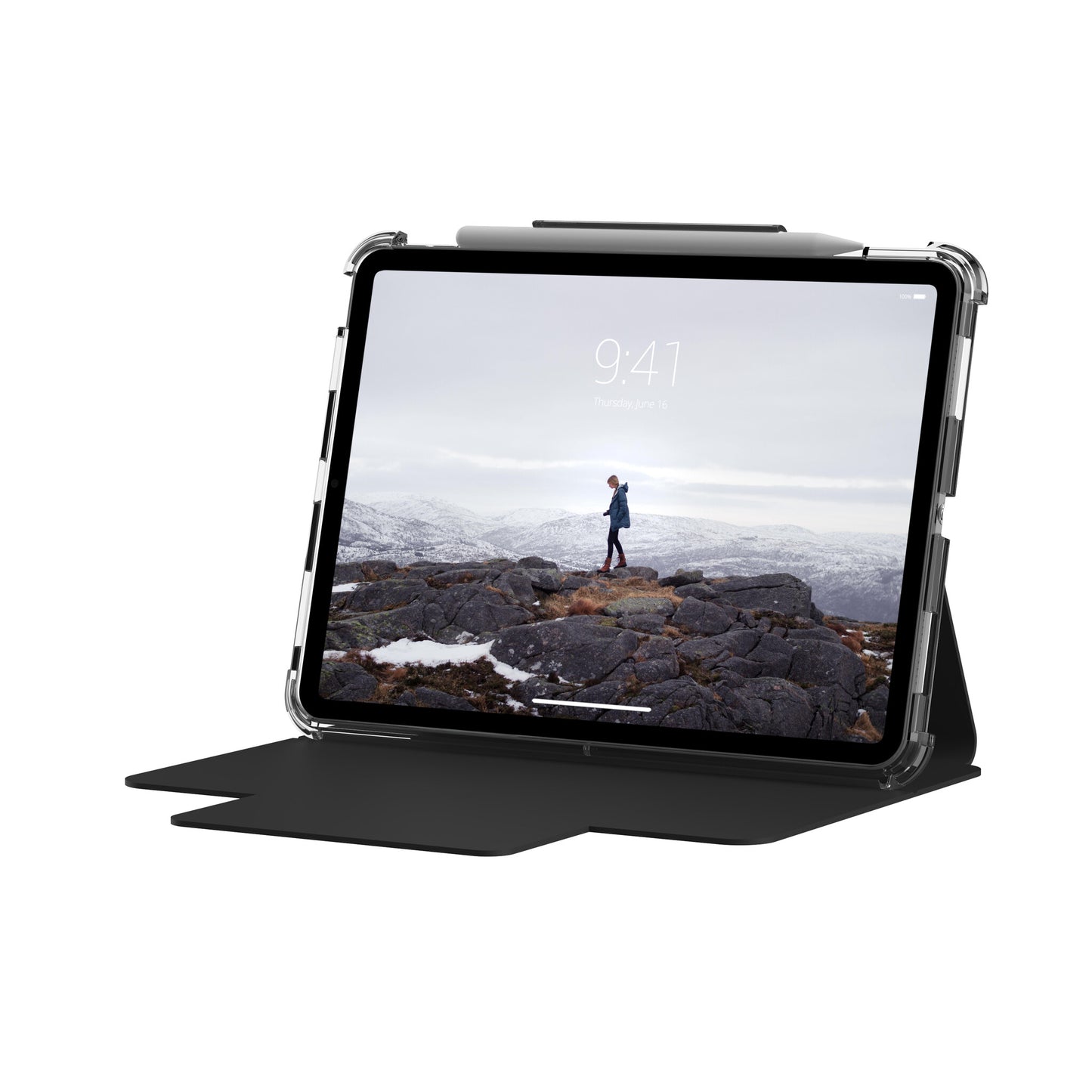 [U] by UAG 12329N314040 iPad-fodral 27,9 cm (11") Folio Svart, Translucent
