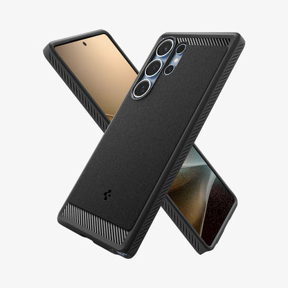 Spigen Rugged Armor mobiltelefonfodral 17,5 cm (6.9") Omslag Svart
