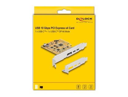DeLOCK 90161 nätverkskort/adapters Intern DisplayPort, USB Type-C