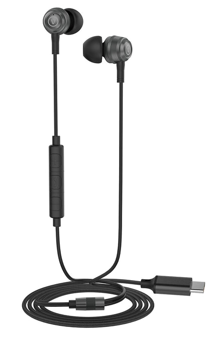 Voxicon VXDK-AM100-C hörlur och headset Kabel I öra USB Type-C Svart