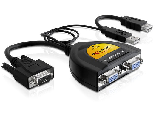 DeLOCK 61968 bilddelare VGA 2x VGA