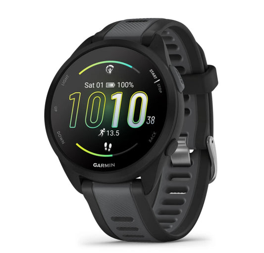 Garmin Forerunner 165 3,05 cm (1.2") AMOLED 43 mm Digital 390 x 390 pixlar Pekskärm Svart GPS