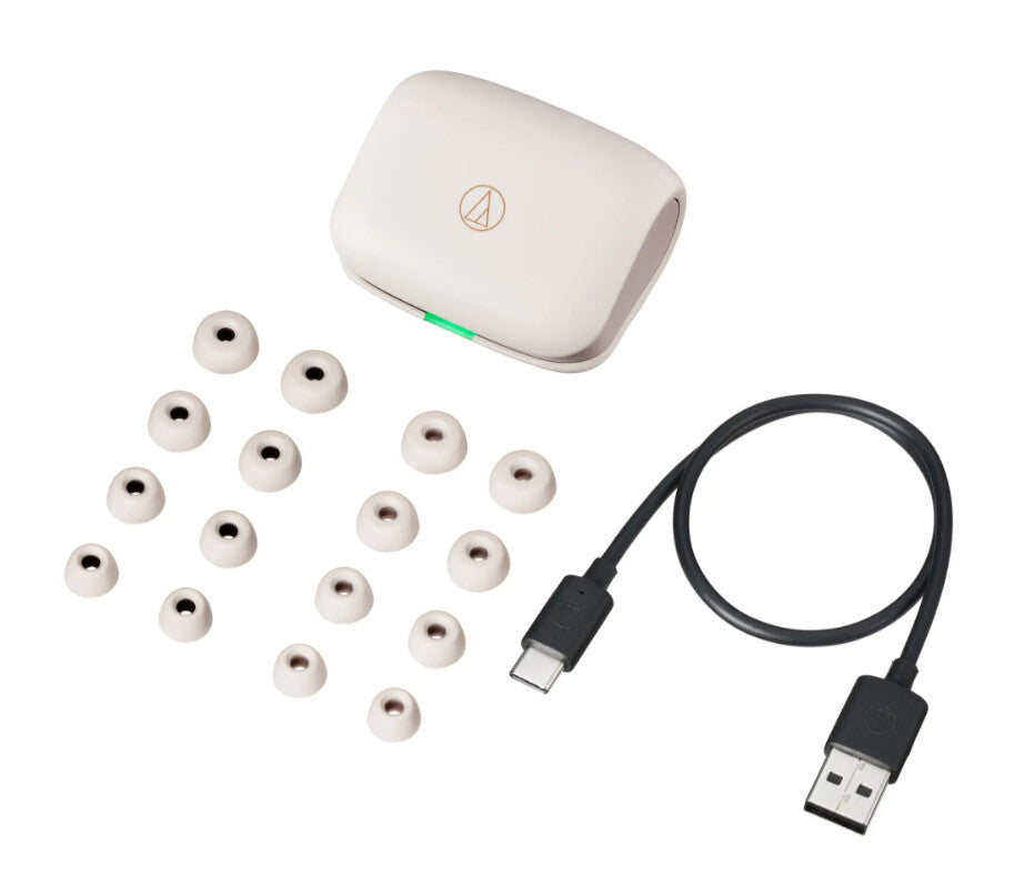 Audio-Technica ATH-TWX7 Headset True Wireless Stereo (TWS) I öra Samtal/musik Bluetooth Vit