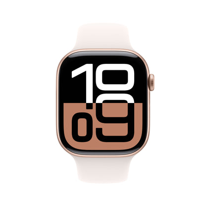 Apple Watch Series 10 OLED 46 mm Digital 416 x 496 pixlar Pekskärm 4G Rose Gold Wi-Fi GPS