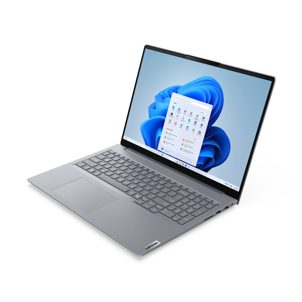 Lenovo ThinkBook 16 G8 IAL Intel Core Ultra 9 185H Bärbar dator 40,6 cm (16") WUXGA 16 GB DDR5-SDRAM 512 GB SSD Wi-Fi 6E (802.11ax) Windows 11 Pro Nordic Grå