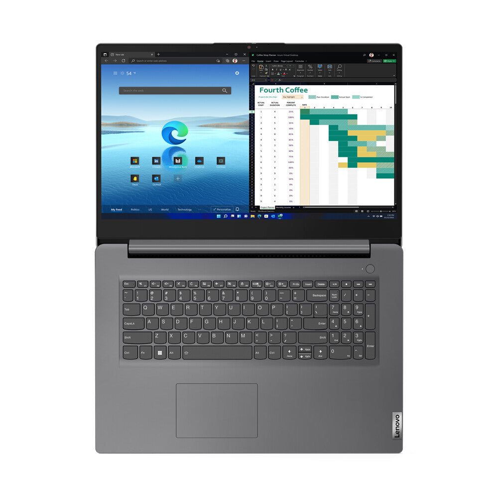 Lenovo V17 G4 IRU Intel® Core™ i7 i7-13620H Bärbar dator 43,9 cm (17.3") Full HD 16 GB DDR4-SDRAM 512 GB SSD Wi-Fi 6 (802.11ax) Windows 11 Pro Engelsk Grå