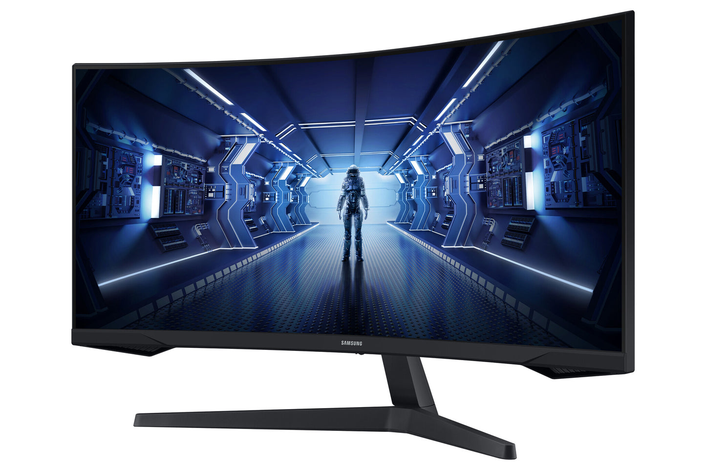 Samsung G55T platta pc-skärmar 86,4 cm (34") 3440 x 1440 pixlar UltraWide Quad HD LED Svart