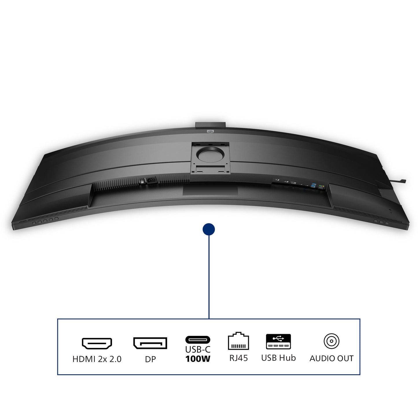 Philips 49B2U6900CH/00 platta pc-skärmar 124 cm (48.8") 5120 x 1440 pixlar Dual QHD LCD Svart