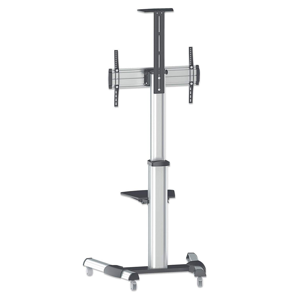 Manhattan 461245 fäste och ställ till bildskärm 177,8 cm (70") Golv Svart, Silver