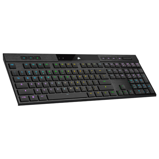 Corsair K100 AIR tangentbord Spela USB + RF Wireless + Bluetooth QWERTY Nordic Svart