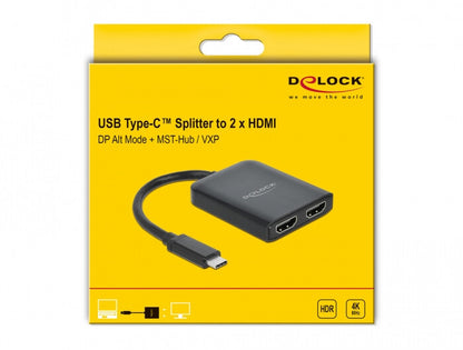 DeLOCK 87755 bilddelare HDMI 2x HDMI