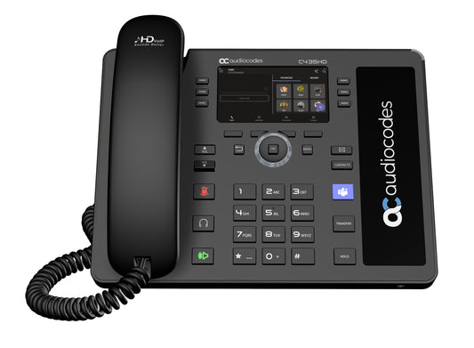 AudioCodes C435HD IP-telefoner Svart LCD