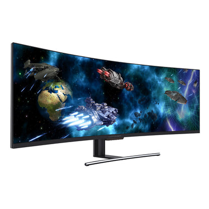 LC-Power LC-M49-DFHD-144-C-Q LED display 124,5 cm (49") 3840 x 1080 pixlar UltraWide Full HD QLED Svart
