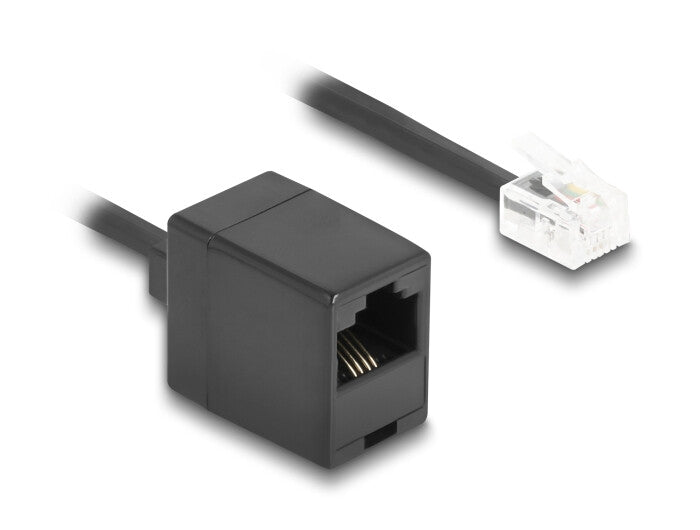 DeLOCK 90114 telefonkablar 5 m Svart