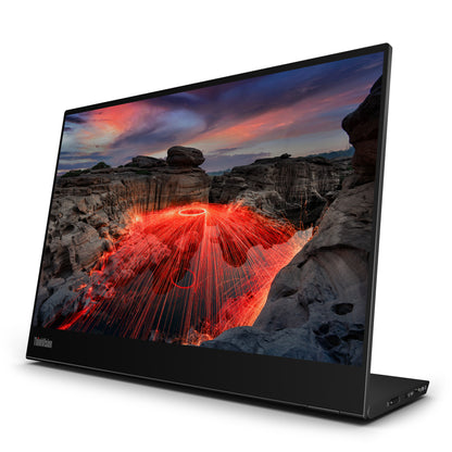 Lenovo ThinkVision M14t Gen 2 LED display 35,6 cm (14") 2240 x 1400 pixlar 2.2K Pekskärm Svart