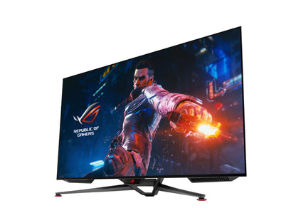 ASUS ROG Swift PG48UQ platta pc-skärmar 120,7 cm (47.5") 3840 x 2160 pixlar 4K Ultra HD OLED Svart