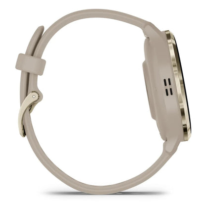 Garmin Venu 3S 3,05 cm (1.2") AMOLED 41 mm Digital 390 x 390 pixlar Pekskärm Guld, Grå Wi-Fi GPS
